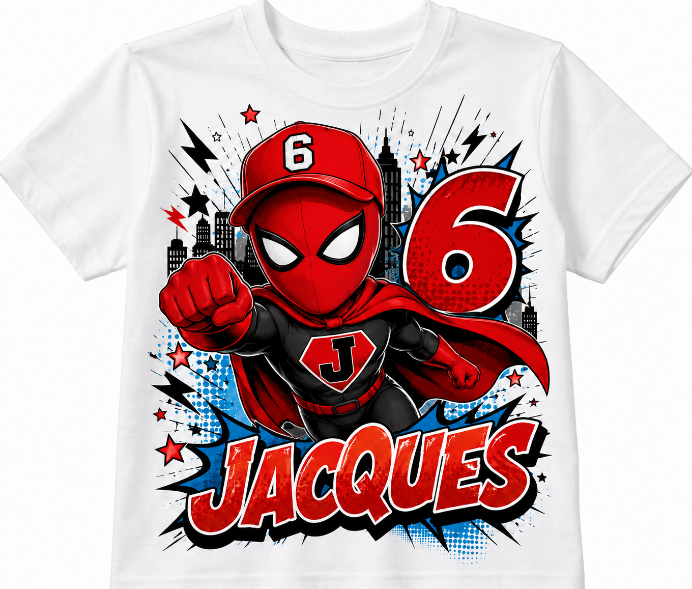 Personalized Super Birthday Boy Shirt - Custom Superhero Birthday Tee