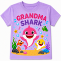 Mommy Shark Birthday Shirt – Family Matching Baby Shark Party Tee for Mommy, Daddy, Grandma, Grandpa, Uncle & Auntie