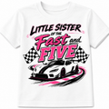 Brother of the Fast and Five Kids T-Shirt – Racing Birthday Party Tee