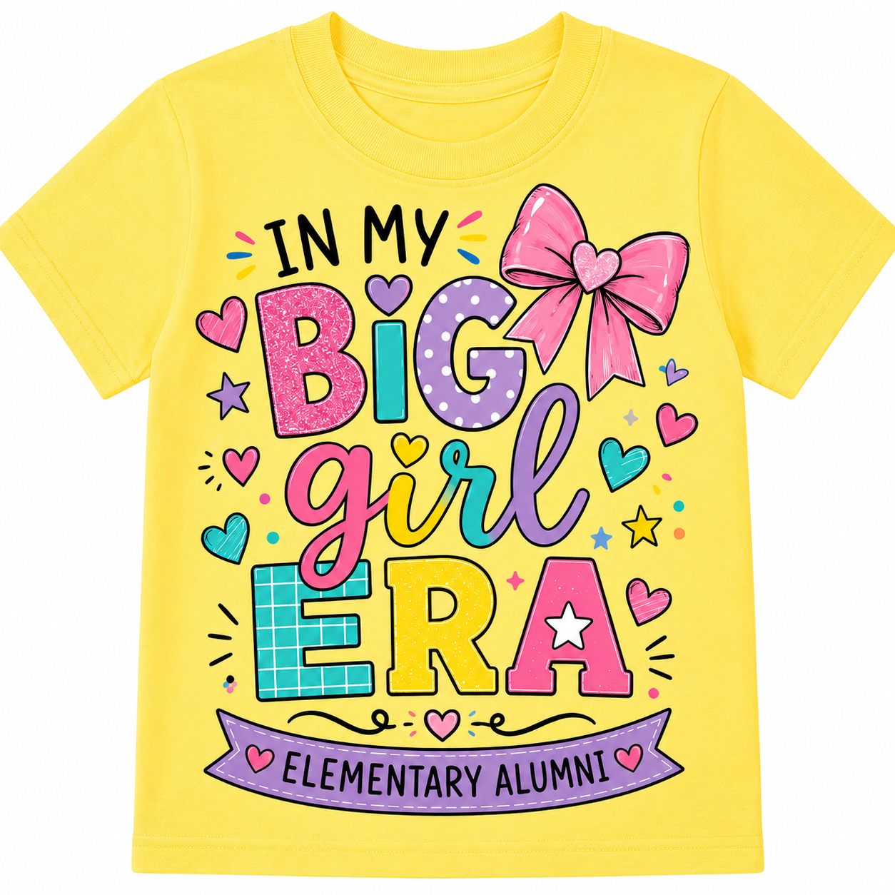 In My Big Girl Era, Elementary Alumni Back to School Shirt