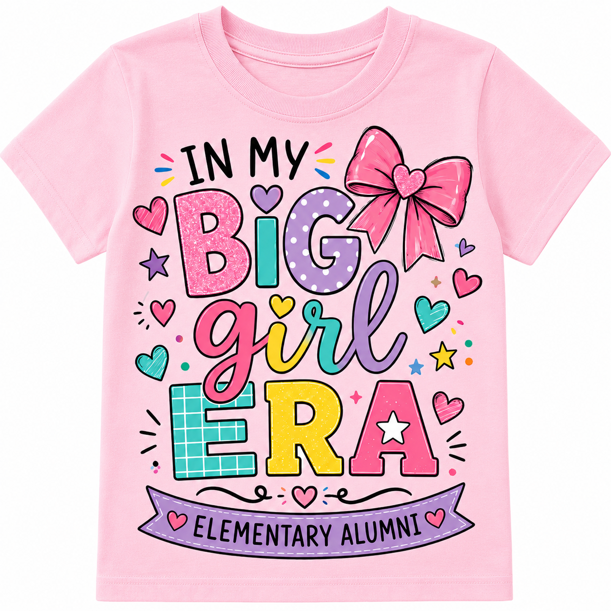In My Big Girl Era, Elementary Alumni Back to School Shirt