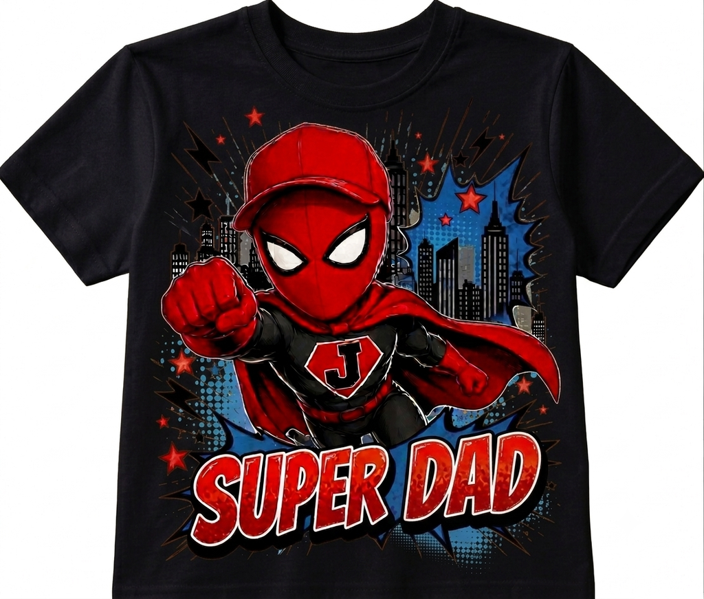 Super Family Superhero Matching Shirts – Personalized custom Birthday Tee for Mom, Dad, Uncle, Aunt, Grandma & Grandpa