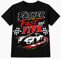 Family Matching Personalized Name & Age Racetrack Birthday Unisex Adult Shirts