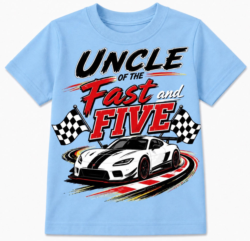 Family Matching Personalized Name & Age Racetrack Birthday Unisex Adult Shirts