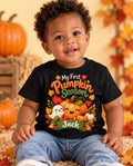 My First Pumpkin Season Personalized Boy style and Girl style Fall/Halloween t-shirt
