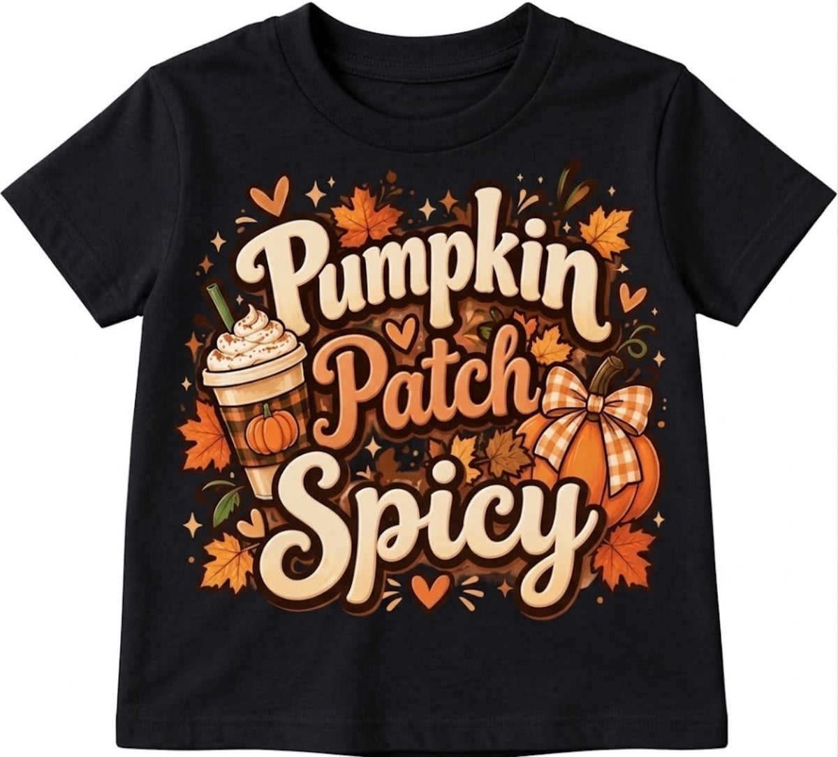 Family Matching Pumpkin Patch Crew Mom, Dad, Boy style and Girl style Fall T-Shirts