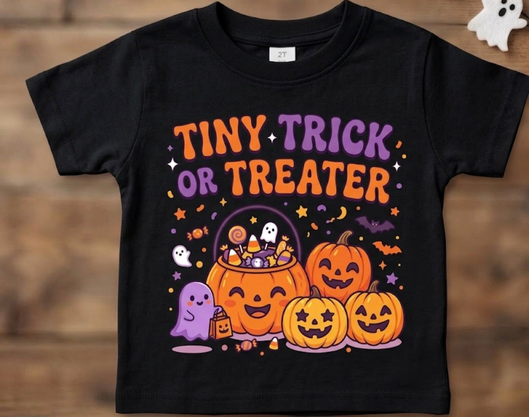 Tiny Trick or Treater Kids Fall / Halloween T-Shirt