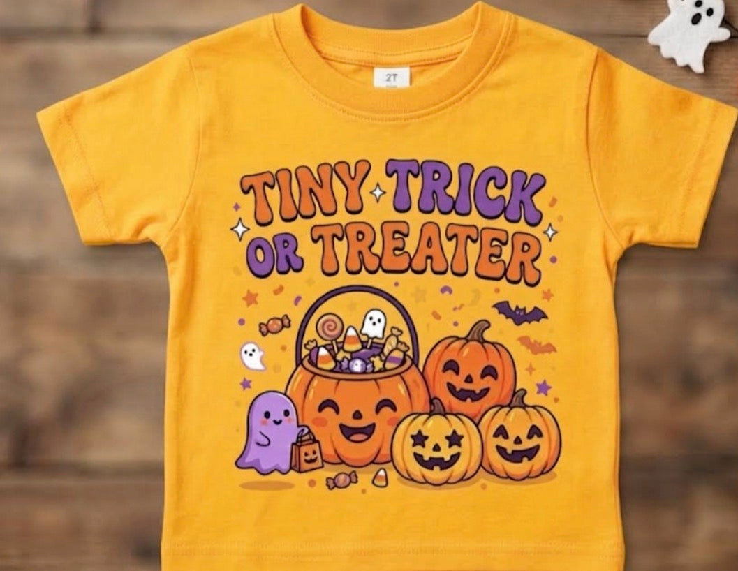 Tiny Trick or Treater Kids Fall / Halloween T-Shirt