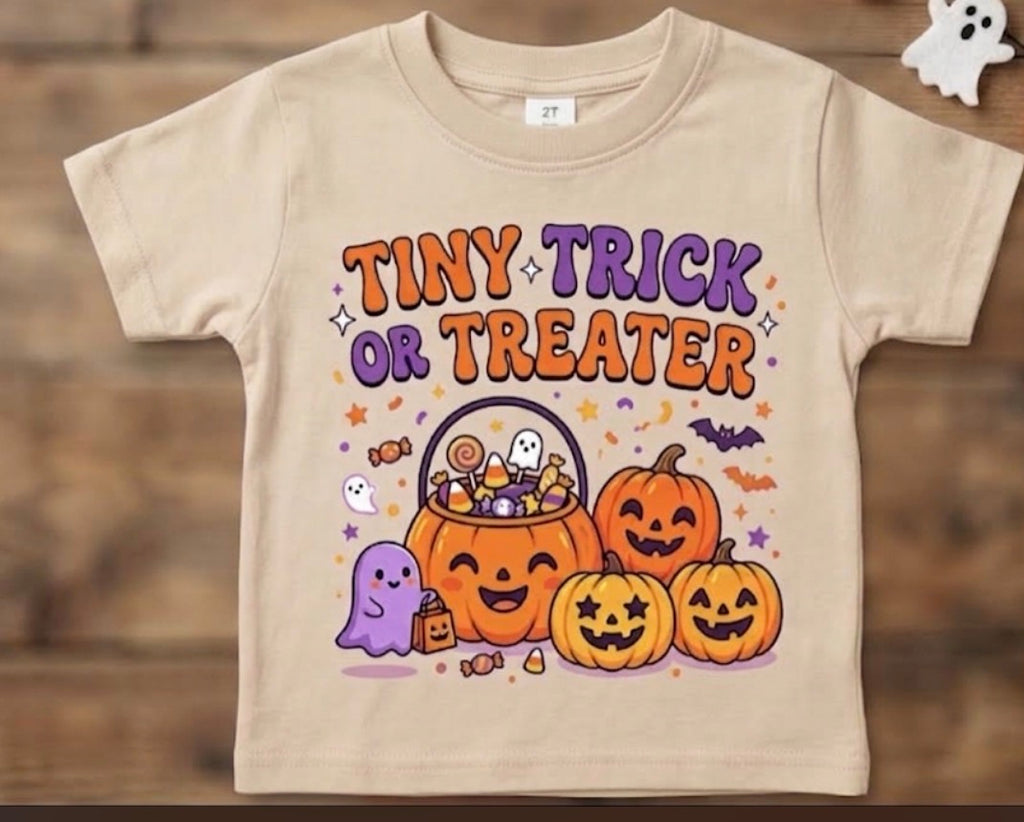 Tiny Trick or Treater Kids Fall / Halloween T-Shirt