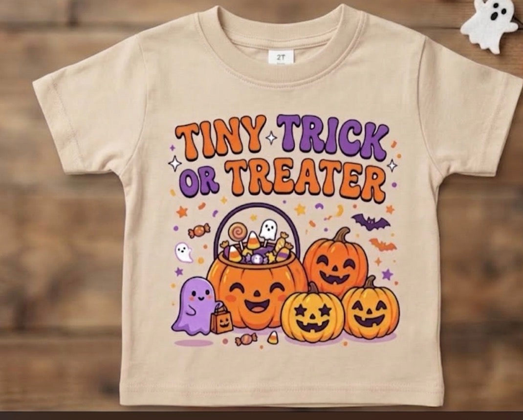 Tiny Trick or Treater Kids Fall / Halloween T-Shirt