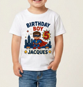 Personalized Super Birthday Boy Shirt - Custom Superhero Birthday Tee