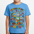 Custom Blocks Builder Birthday Boy Shirt, Personalized Tee