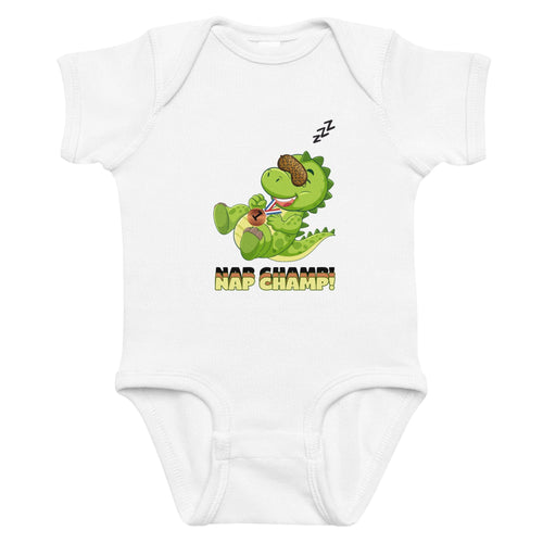Baby Onesie - Nap Champ Dinosaur