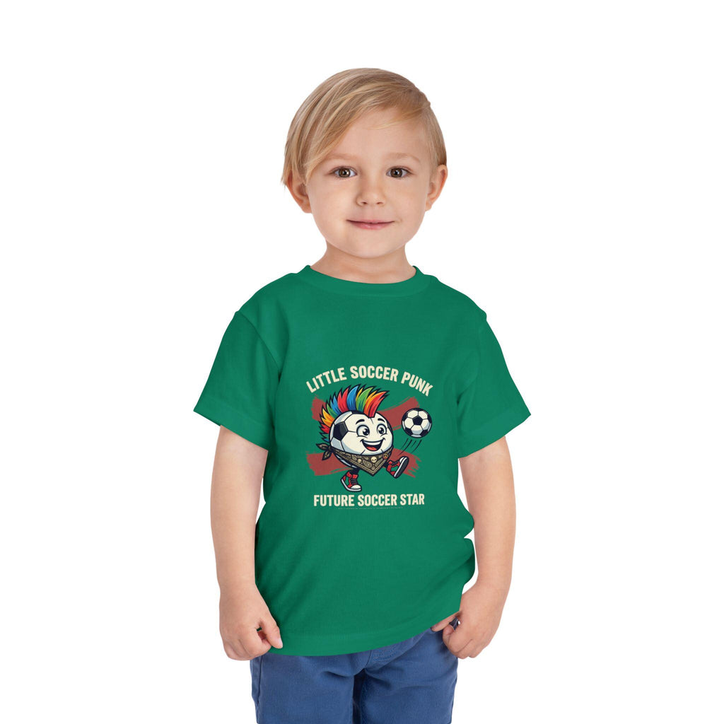 Little Soccer Punk Toddler Tee | Future Star Kids Soccer Shirt