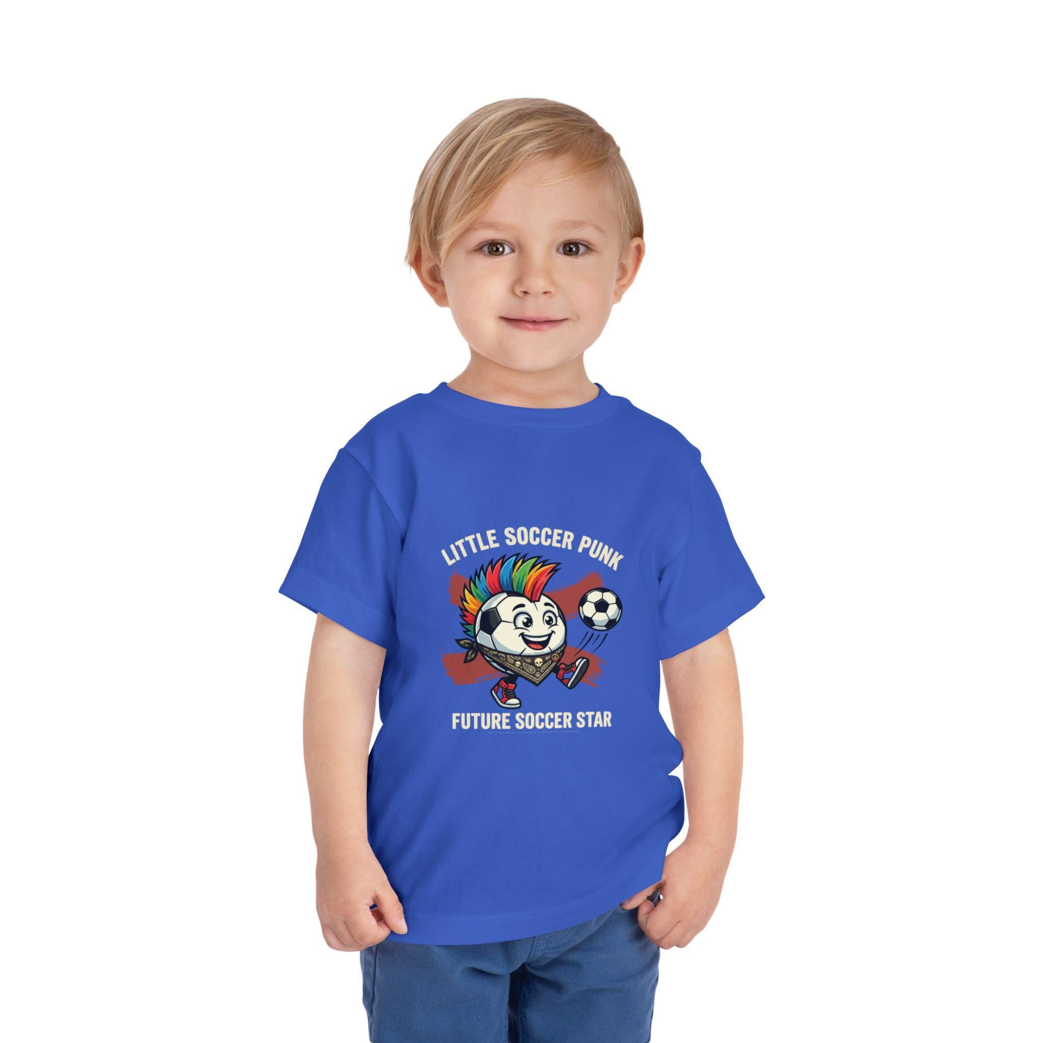 Little Soccer Punk Toddler Tee | Future Star Kids Soccer Shirt