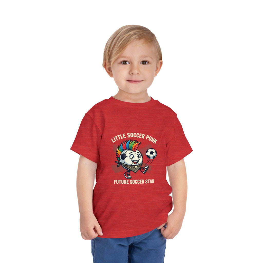 Little Soccer Punk Toddler Tee | Future Star Kids Soccer Shirt