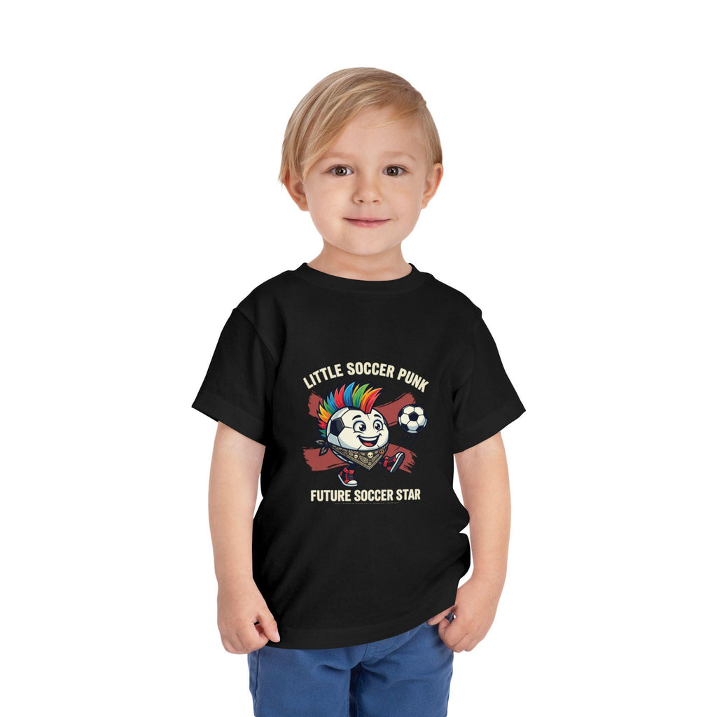 Little Soccer Punk Toddler Tee | Future Star Kids Soccer Shirt