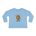 Little Soccer King Toddler Long Sleeve Tee | Lion Soccer Player Kids Shirt