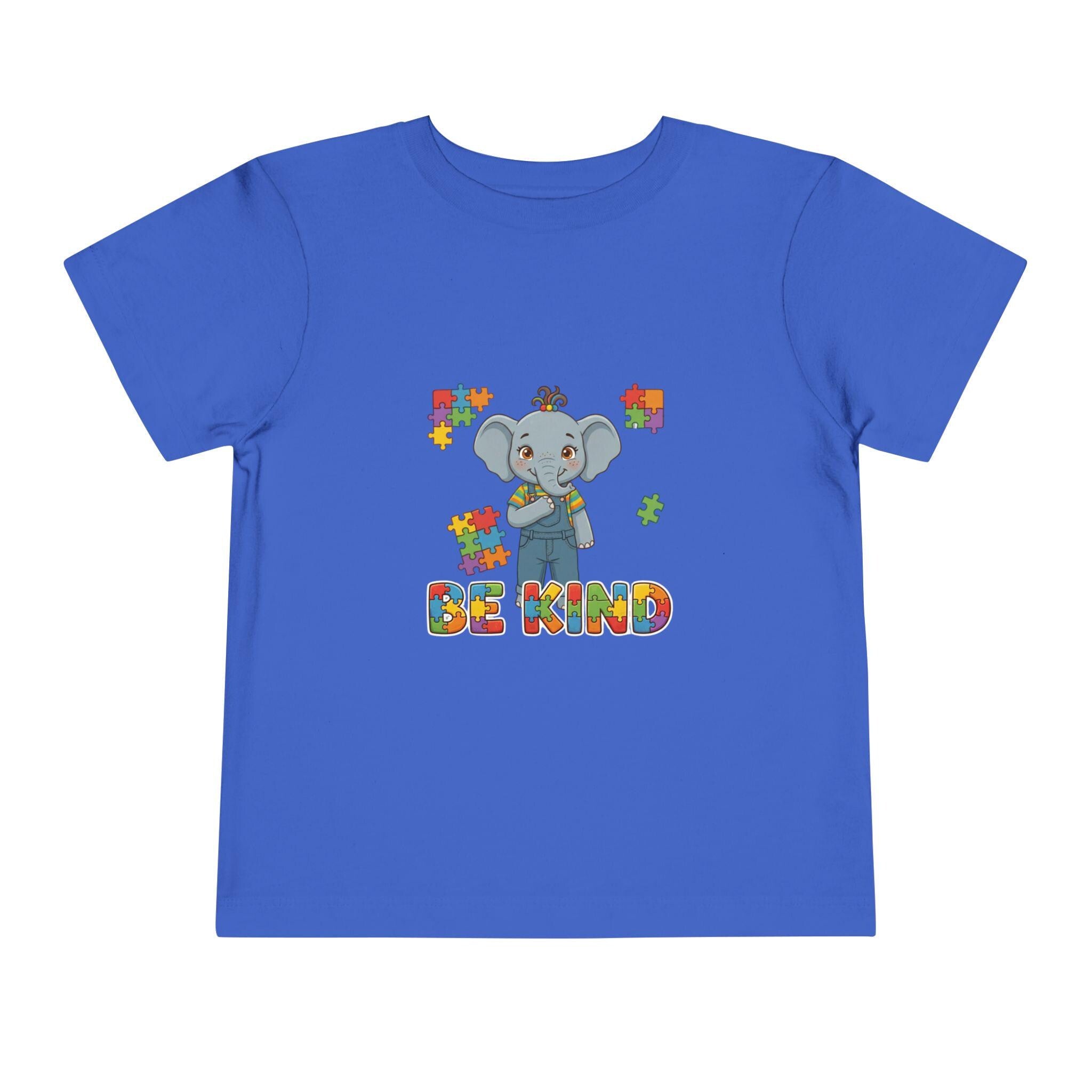 Toddler Elephant Puzzle Tee | Autism Awareness, Be Kind Shirt