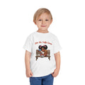 Toddler Tee | Little Ms. Selfie Queen Illustration, Park Bench Scene