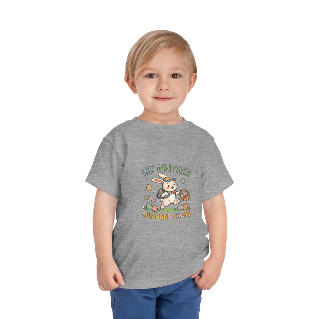 Lil Brother Egg Hunt Tee | Easter Bunny Toddler Shirt