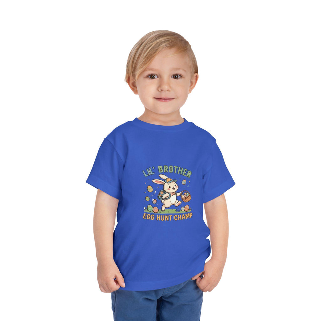 Lil Brother Egg Hunt Tee | Easter Bunny Toddler Shirt