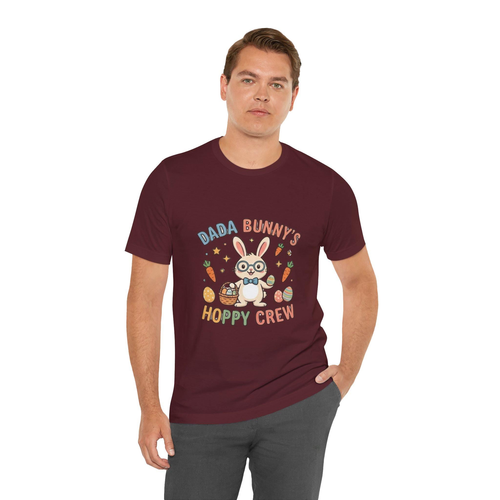 Dada Bunny's Hoppy Crew T-Shirt | Easter Bunny, Carrots, Easter Eggs