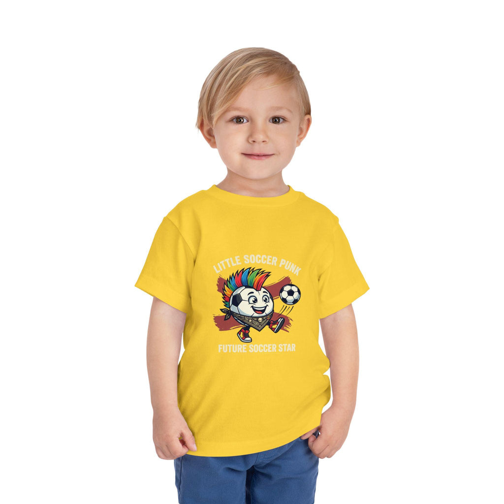 Little Soccer Punk Toddler Tee | Future Star Kids Soccer Shirt