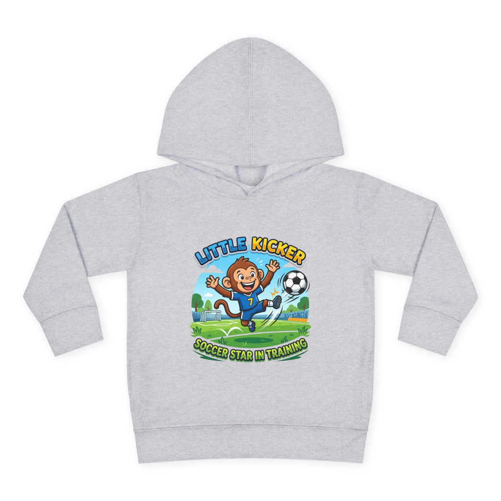 Little Kicker Monkey Soccer Hoodie | Toddler Unisex Pullover