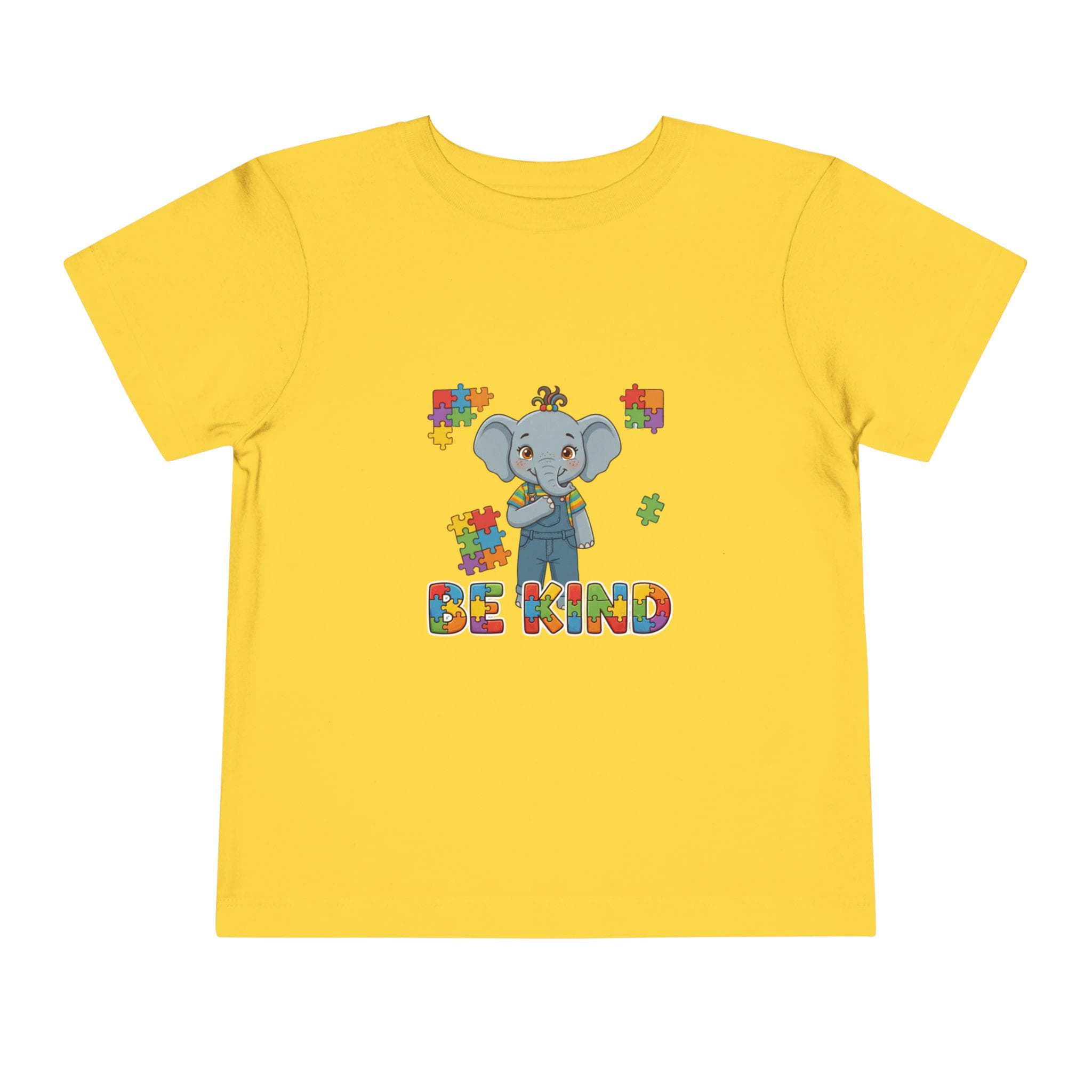 Toddler Elephant Puzzle Tee | Autism Awareness, Be Kind Shirt