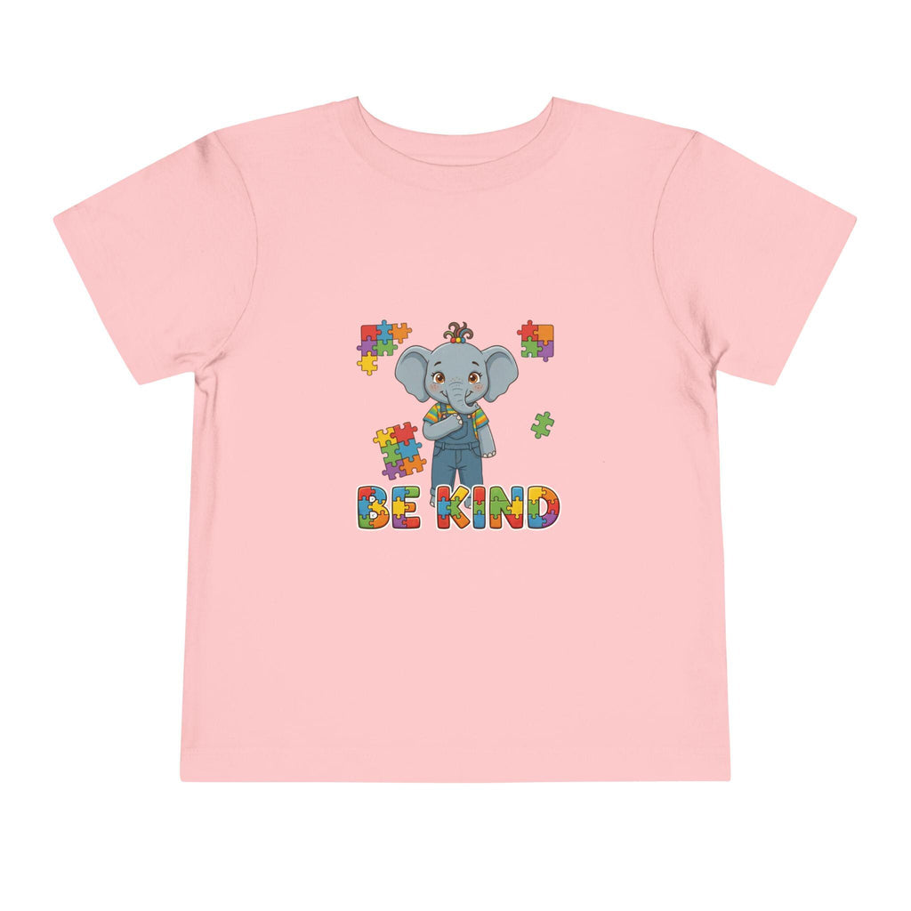 Toddler Elephant Puzzle Tee | Autism Awareness, Be Kind Shirt