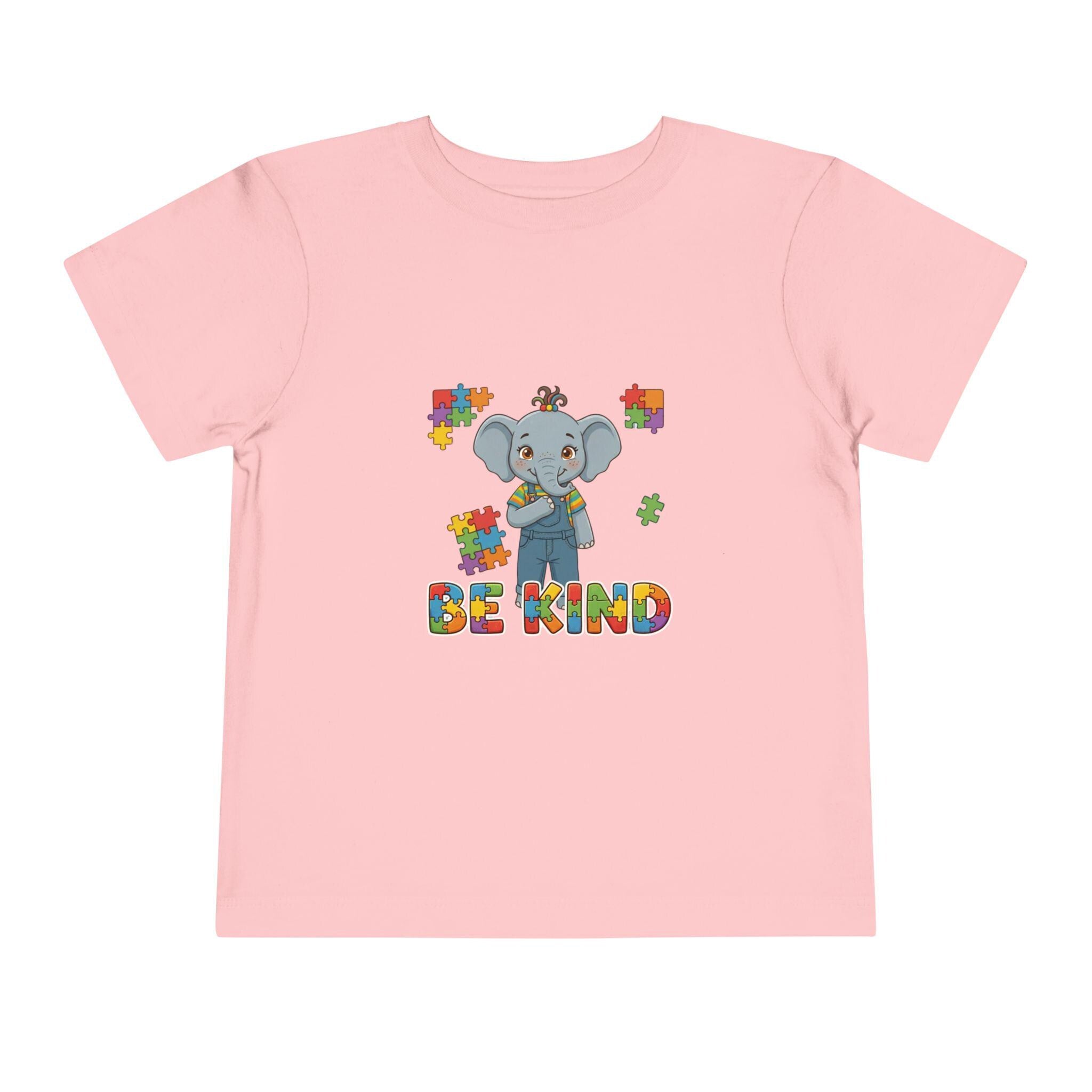 Toddler Elephant Puzzle Tee | Autism Awareness, Be Kind Shirt