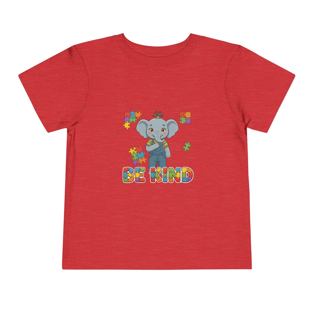 Toddler Elephant Puzzle Tee | Autism Awareness, Be Kind Shirt