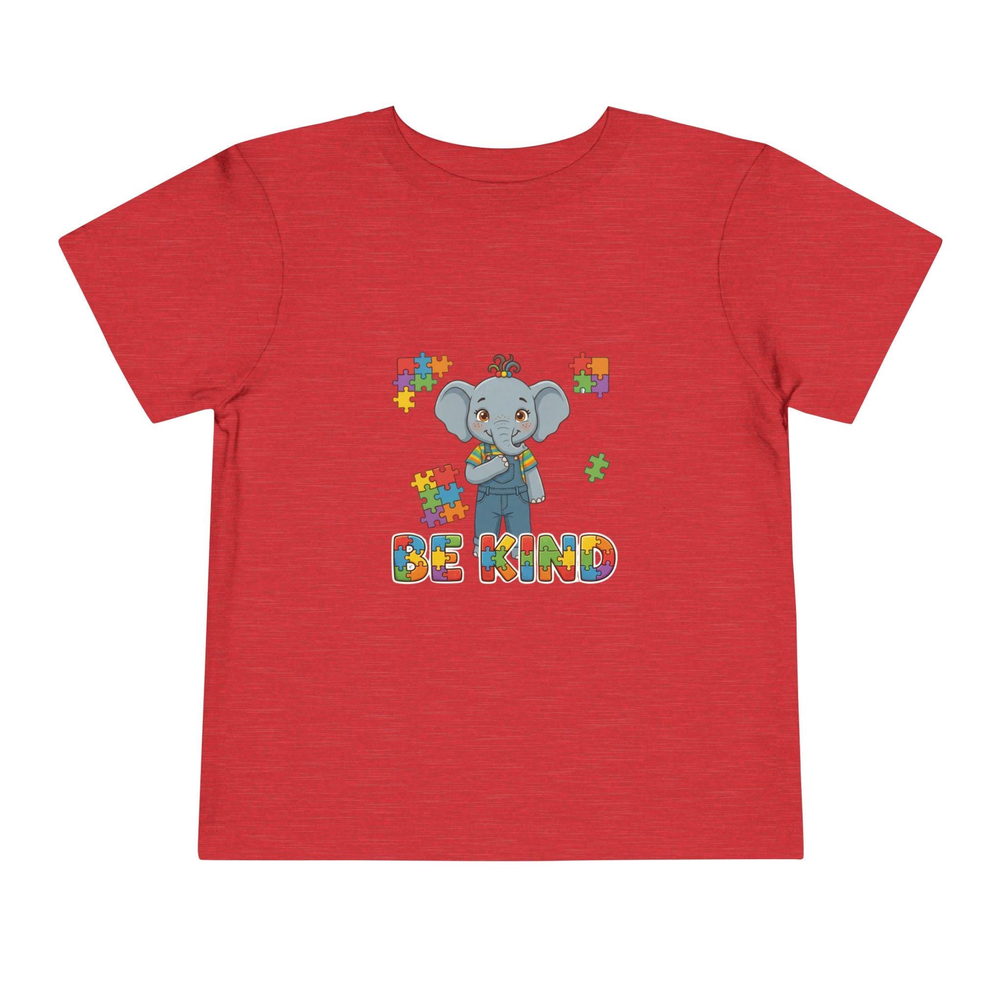 Toddler Elephant Puzzle Tee | Autism Awareness, Be Kind Shirt