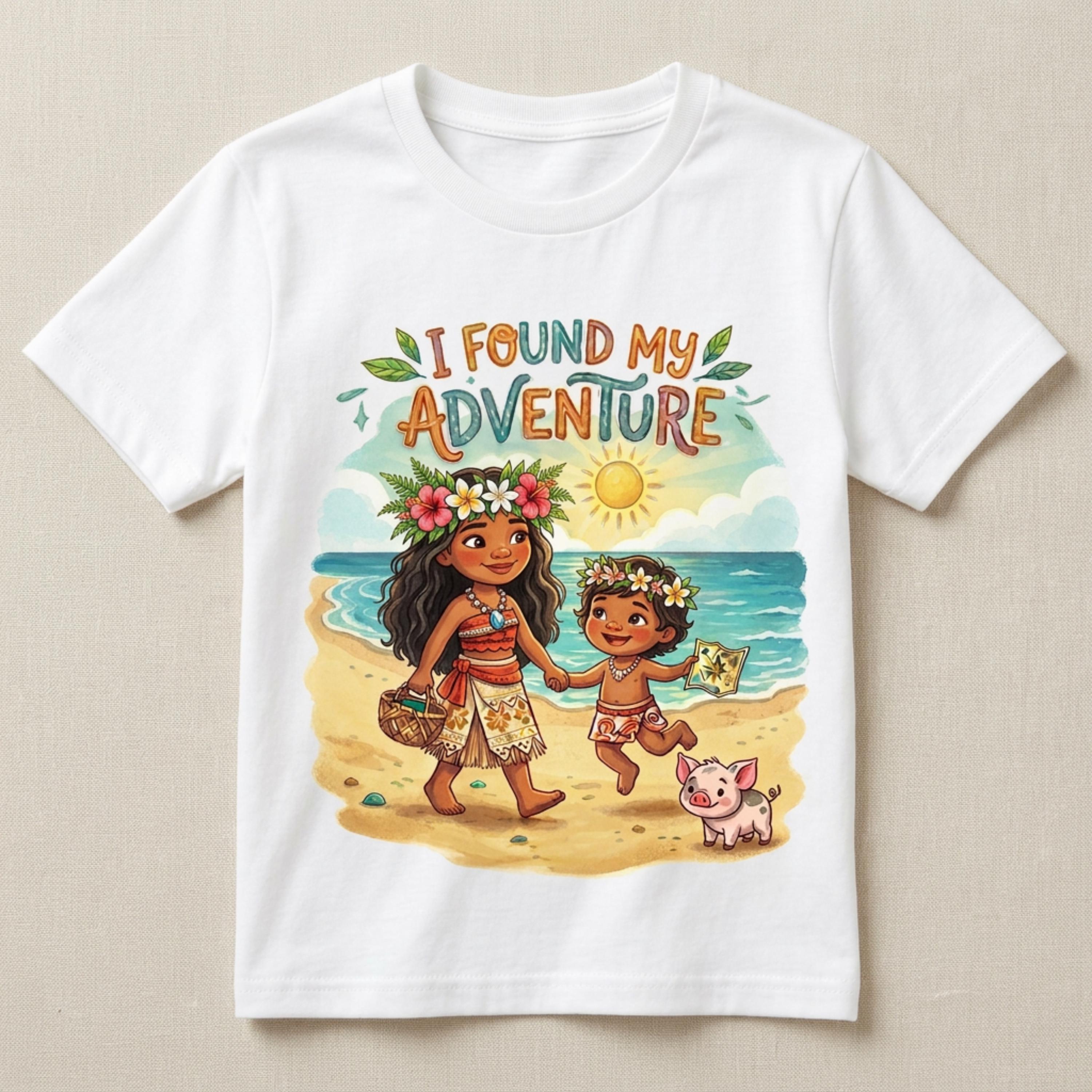 Mommy&Me Big Sister/Little sister "I Found My Adventure"Matching Woman Youth Shirt