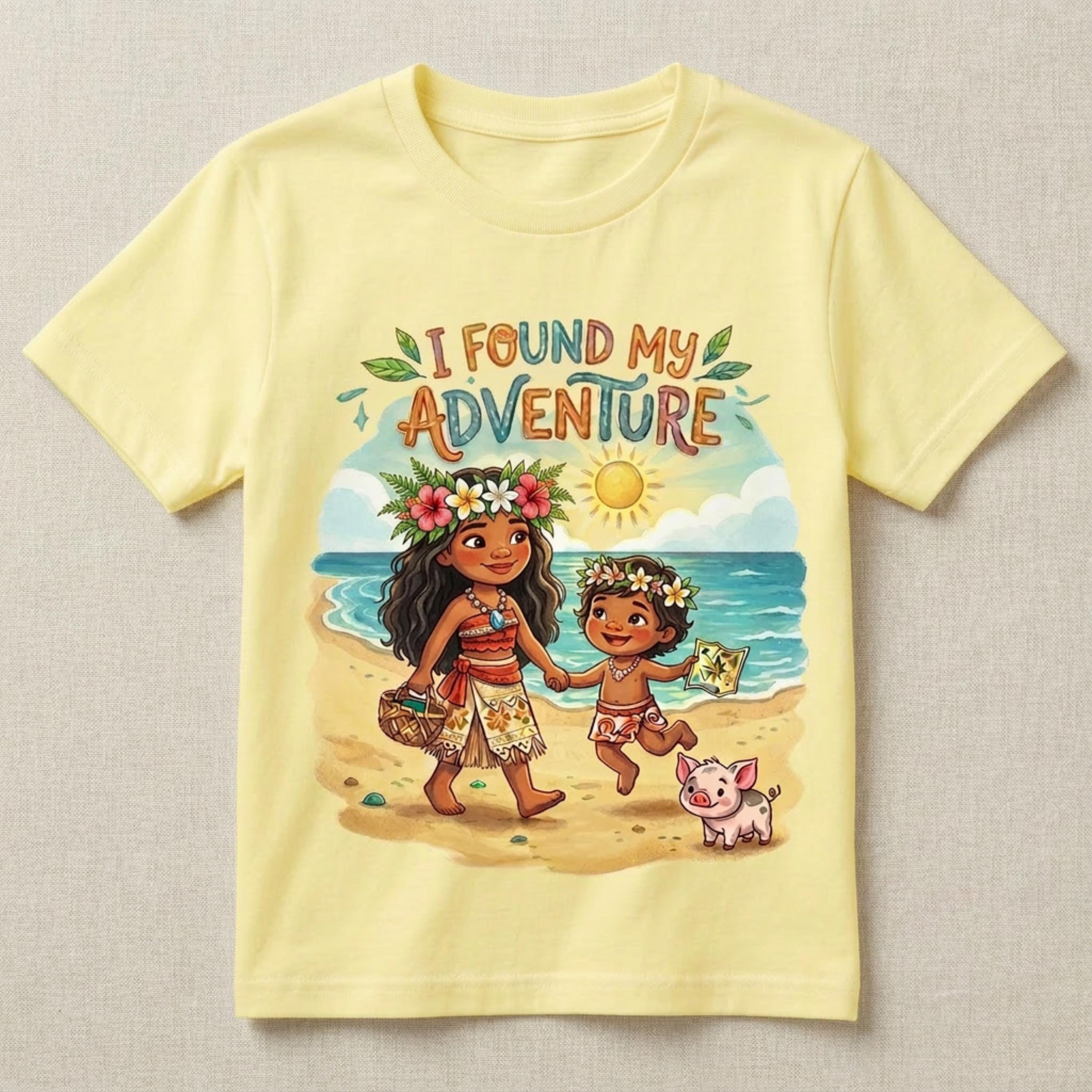 Mommy&Me Big Sister/Little sister "I Found My Adventure"Matching Woman Youth Shirt