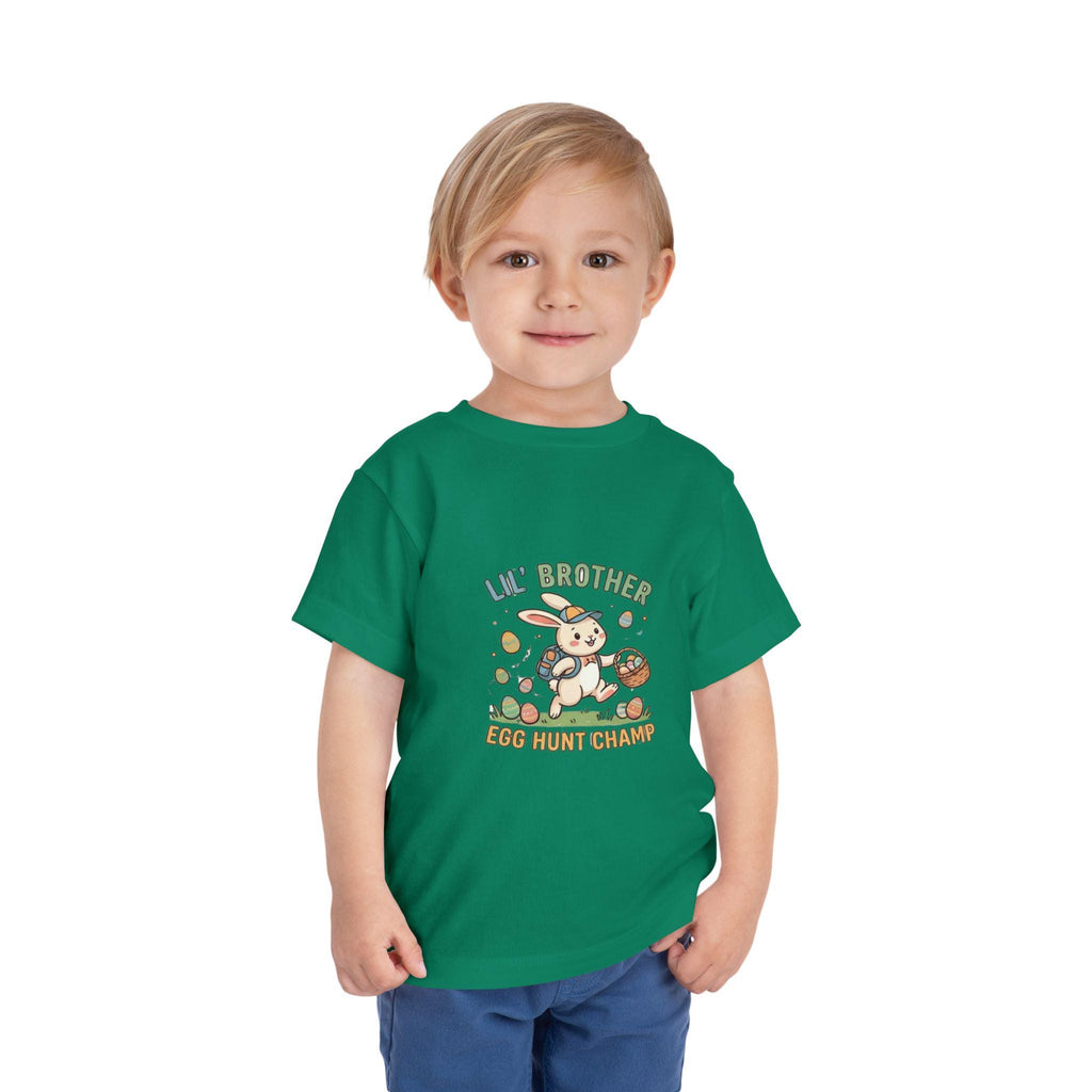 Lil Brother Egg Hunt Tee | Easter Bunny Toddler Shirt