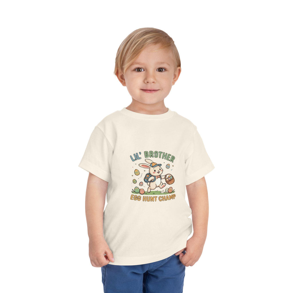Lil Brother Egg Hunt Tee | Easter Bunny Toddler Shirt