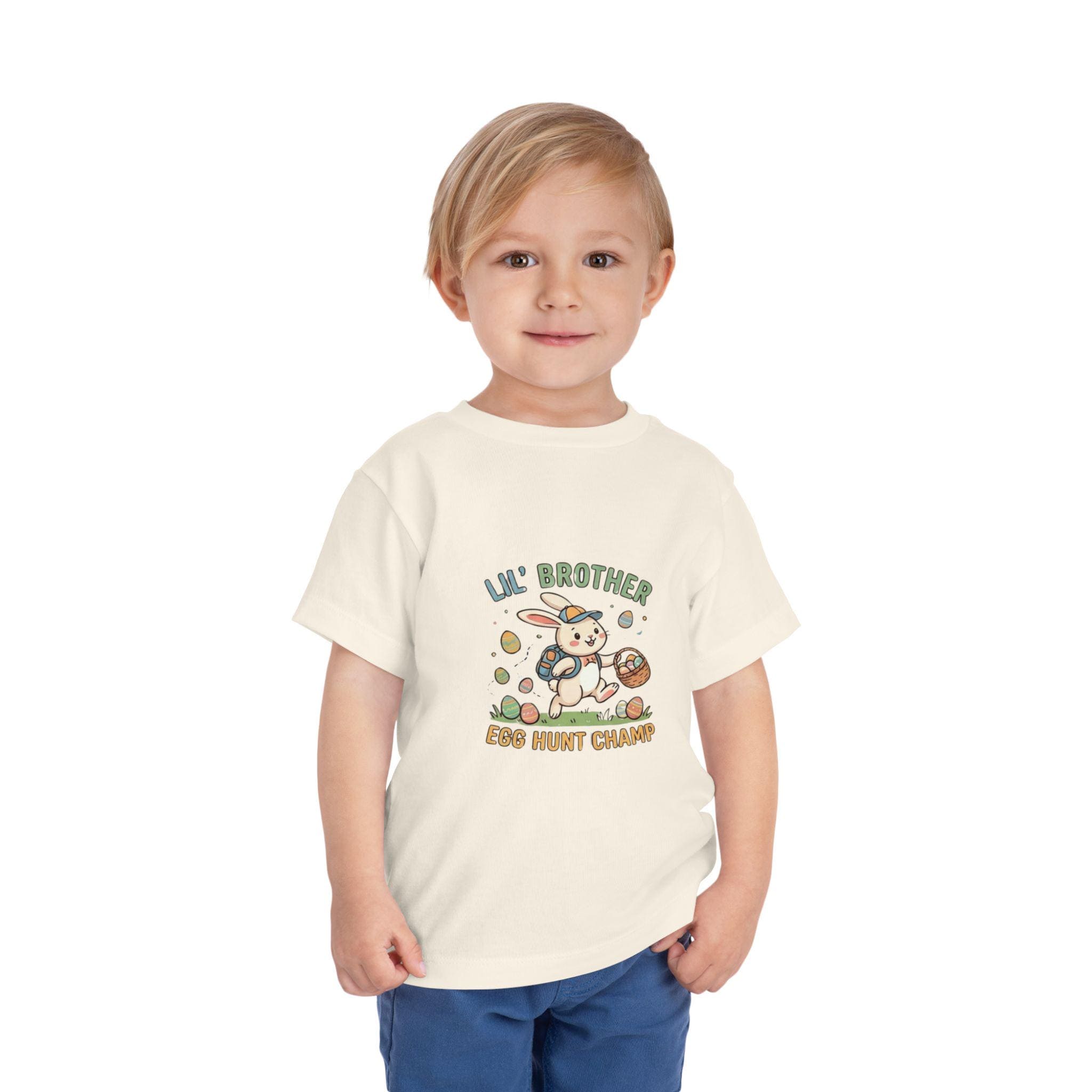 Lil Brother Egg Hunt Tee | Easter Bunny Toddler Shirt