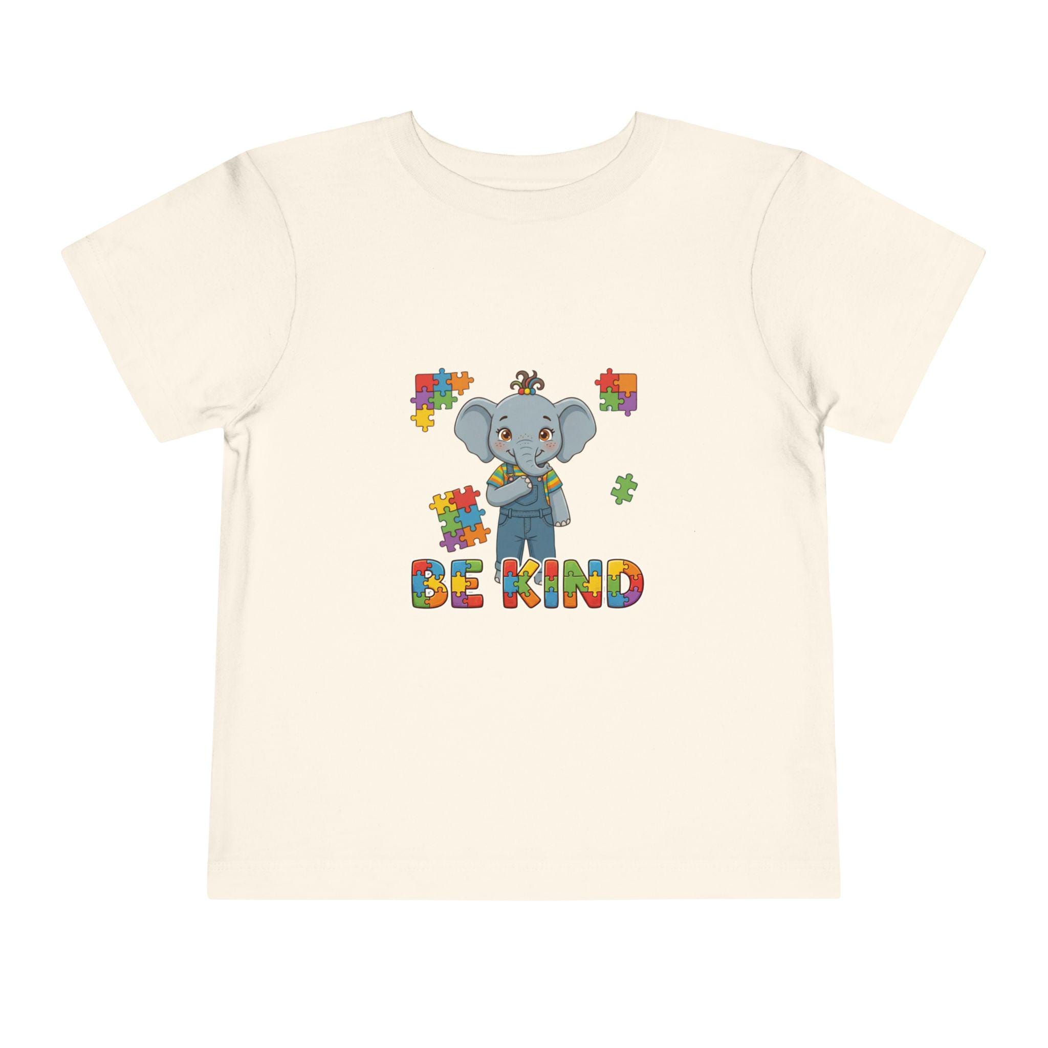 Toddler Elephant Puzzle Tee | Autism Awareness, Be Kind Shirt