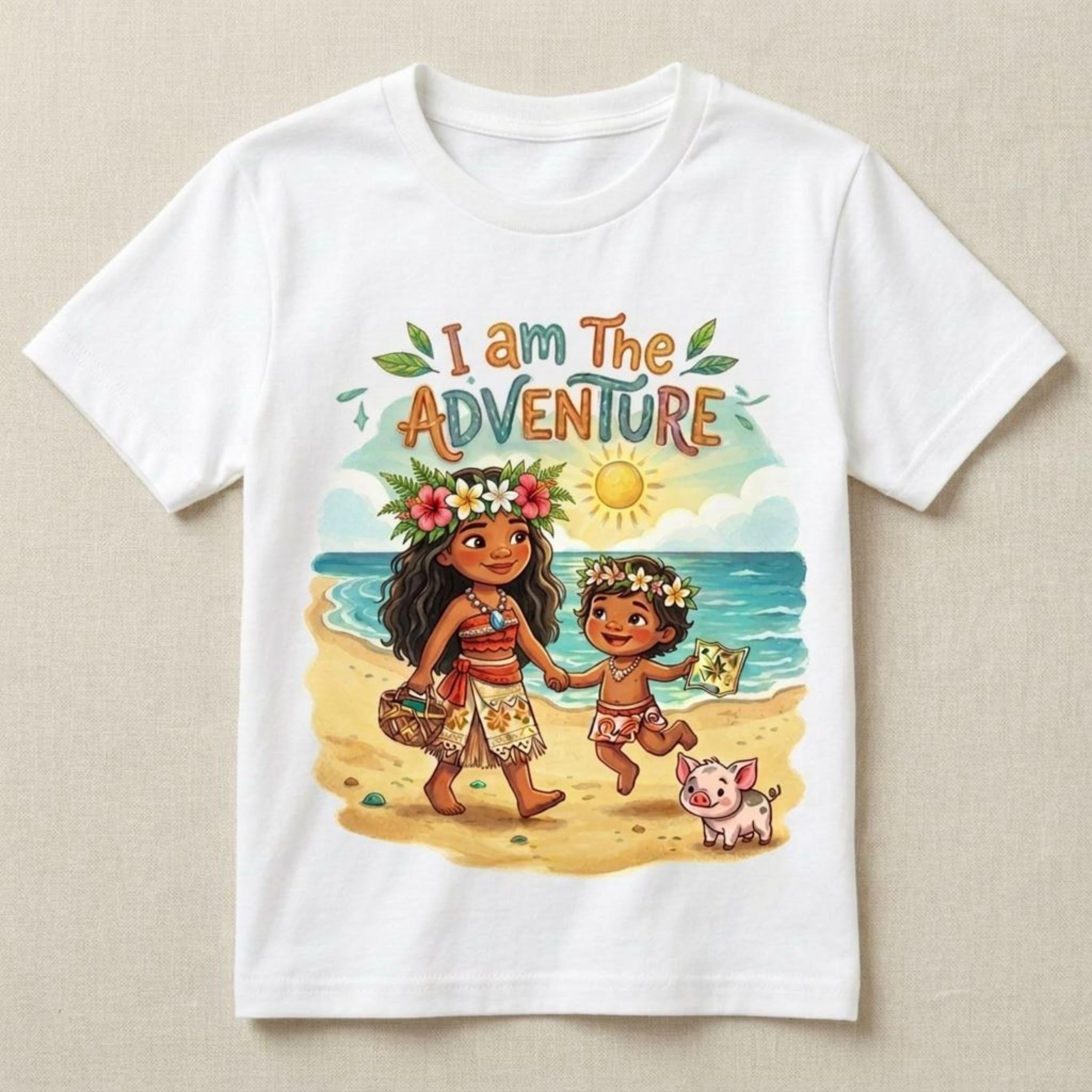 Mommy & Me Big sister/Little sister "I am The Adventure" Matching kids Shirt