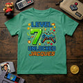 Custom Level Unlocked Birthday Boy Shirt, Personalized Name and Age Gaming Tee