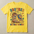 Sister, Brother of the Birthday CowGirl & Cowboy Kids T-shirt, matching family Rodeo theme party Tee