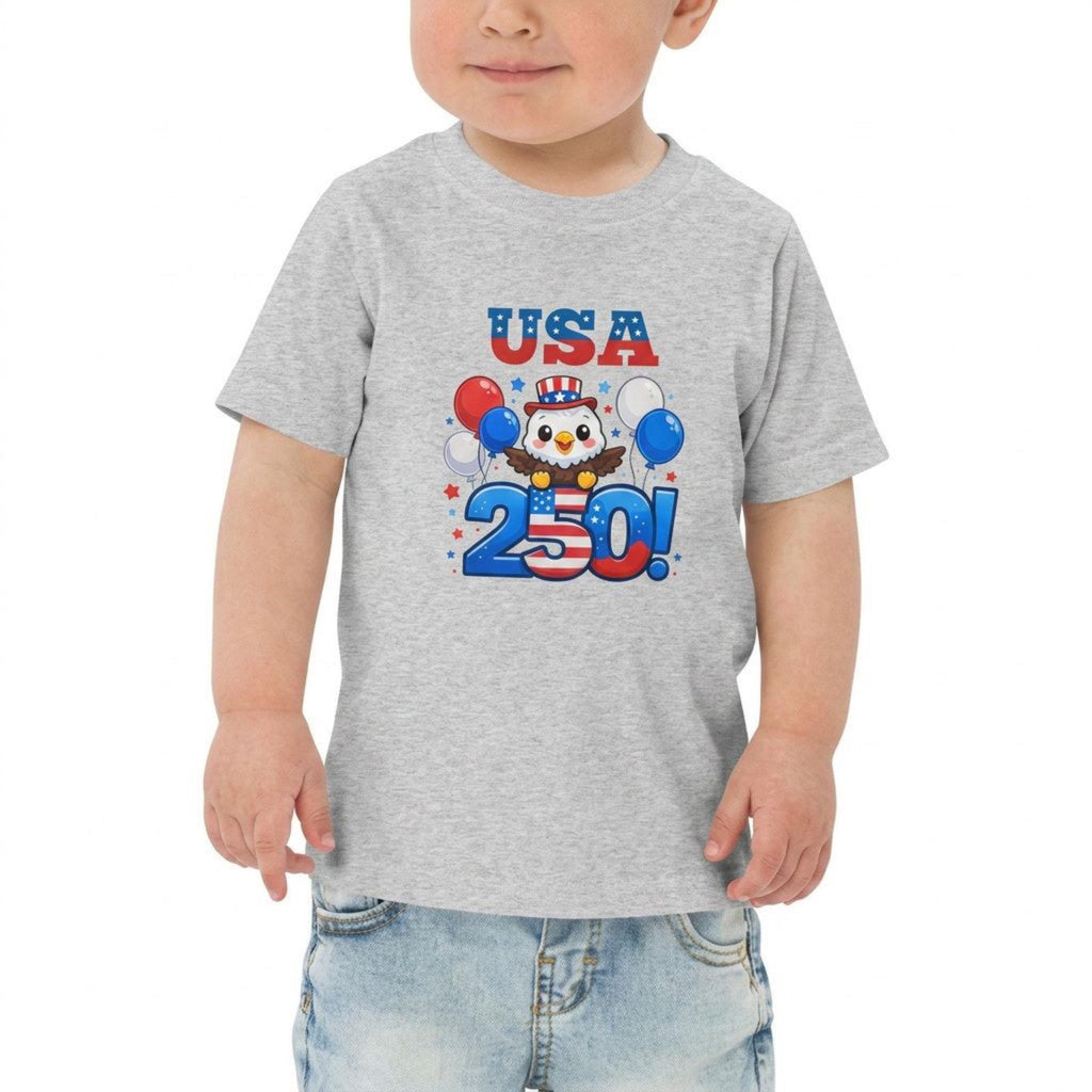 USA 250th Anniversary kids T-Shirt, Toddler & Youth 4th of July Tee