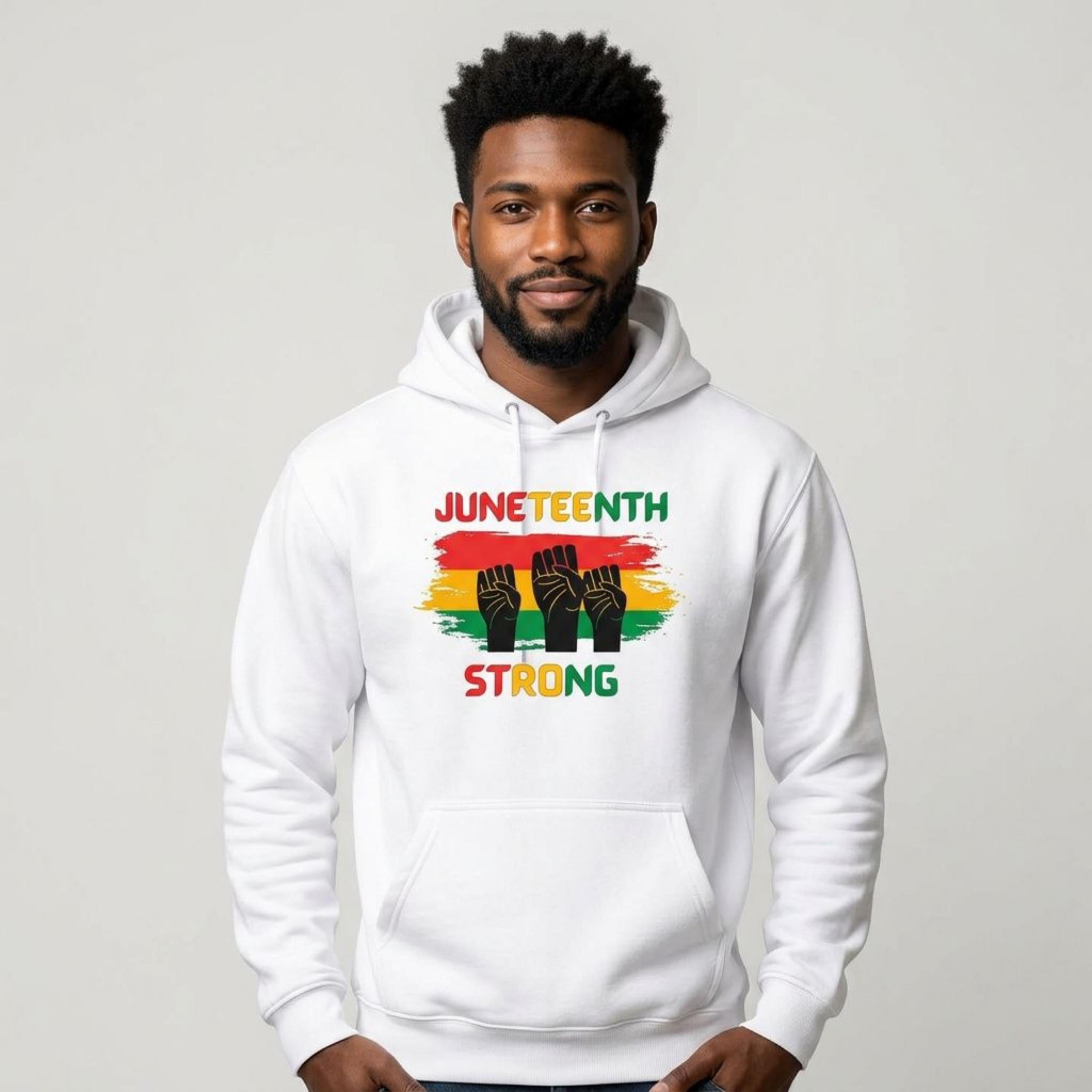 Juneteenth Strong African American Sweatshirt, Black History Unisex Hoodie