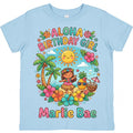 Aloha Birthday Girl Personalize Summer Birthday T-Shirt